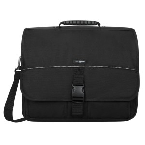 Targus 15.6" Messenger Laptop Case Postacı Çantası Siyah | 458OUNLHV