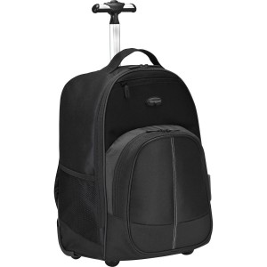 Targus 16" Compact Rolling Backpack Roller Bags Siyah | 651NJOHDS